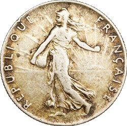 50 centimes Semeuse, IIIe République, 1912