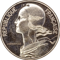 5 francs Marianne de Lagriffoul, BU, 2000