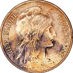 10 centimes Daniel-Dupuis, IIIe République, 1914