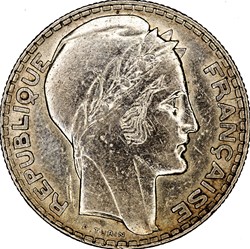 10 francs Turin, IIIe République, 1938