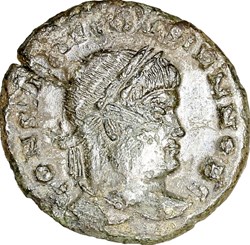 Centenionalis de Constantin II césar, Vot X, 322-325, Ticinum