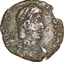 Maiorina réduite de Constance II, Spes Reipublice, 355-361, atelier ind.