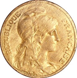 5 centimes Daniel-Dupuis, IIIe République, 1914