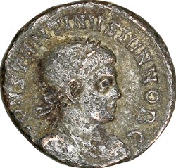 Centenionalis de Constantin II césar, Vot X, 322-325, Ticinum