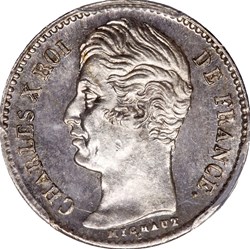 1/4 de franc, Charles X, 1829, Paris