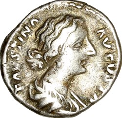 Denier de Faustine Jeune, Cérès, 161-175, Rome