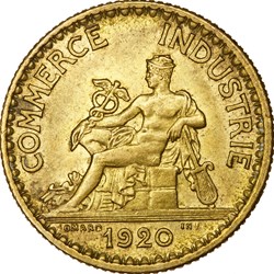 1 franc Chambres de Commerce, IIIe République, 1920