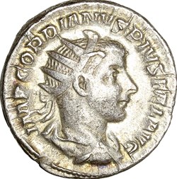 Antoninien de Gordien III, Apollon, 241-243, Rome