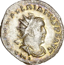 Antoninien de Valérien Ier, Liberalitas, 255-256, Rome