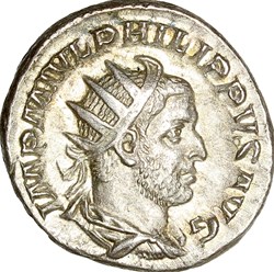 Antoninien de Philippe Ier l'Arabe, Victoria, 245-247, Rome