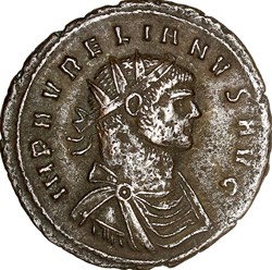 Antoninien d'Aurélien, Aurélien et Jupiter, début 273 - début 274, Serdique
