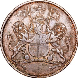1/2 penny, Sainte-Hélène, 1821, Soho