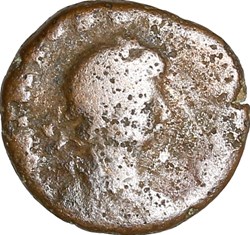 Nummus de Théodose Ier, Vot X, 378-388, atelier ind.