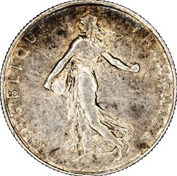 50 centimes Semeuse, IIIe République, 1916