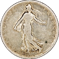 1 franc Semeuse, IIIe République, 1900