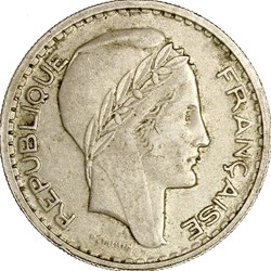 10 francs Turin, petite tête, IVe République, 1947, Beaumont-le-Roger