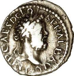 Denier de Clodius Albinus, Fides Legio, 2e série, 196 - février 197, Lyon