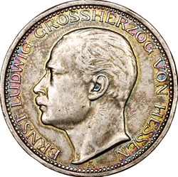 3 mark, Hesse-Darmstadt, Ernest-Louis, 1910, Berlin