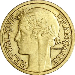 2 francs Morlon, IIIe République, 1938