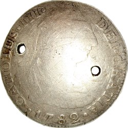 2 réales de Charles III d'Espagne, 1782, Mexico