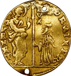 Sequin de Paul Renier, 119e doge de Venise, 1779-1789, Venise