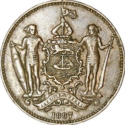 1 cent, Malaisie - Bornéo du Nord britannique, 1887, Heaton