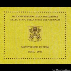 Vatican - Série officielle BU - 2009