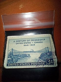 3c (A Century of Friendship) US-CANADA 1848-1948
