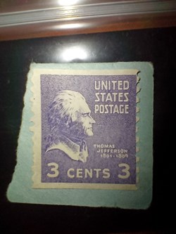 3 cents_ Thomas Jefferson 1801-1809