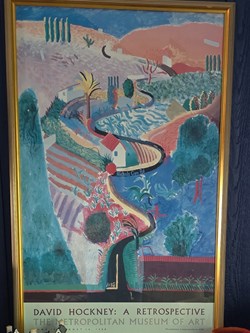 David Hockney Exhibition Poster