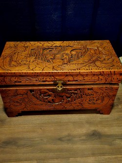 Hand Carved Chest
