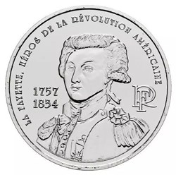 FRANCE QUARTER ARGENT MARQUIS DE LA FAYETTE - VOILIER HERMIONE