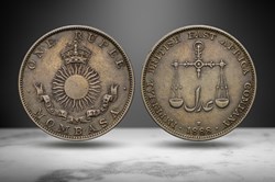 Imperial British East Africa Company 1888 AR Rupee (Numista 17050)