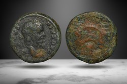 Septimius AE Severus As (Arched Bridge, RIC IV 786b)