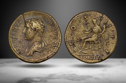 Hadrian AE Sestertius (Fortuna, RIC II.3 1347)