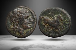 Sicily, Syracuse AE (Apollo/Pegasus, SNG Munich 1185)