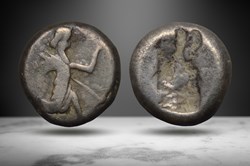 Achaemenid Empire, AR Siglos (Darius I - Xerxes I, Carradice type IIIa)
