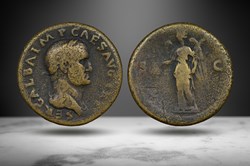Galba AE Sestertius (Victory, RIC I 250 var.)
