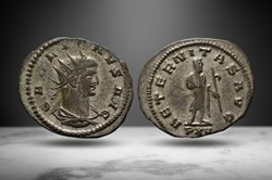 Gallienus BI Antoninianus (AETERNITAS/Saturn, RIC V.1 606c corr.)