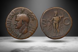 Marcus Agrippa AE As (Neptune, RIC I 58)
