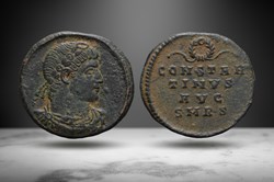 Constantine I AE3 (Anepigraphic, Rome, RIC VII 281)