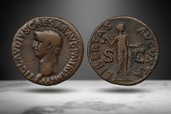 Claudius AE As (LIBERTAS AVGVSTA, RIC I 113)