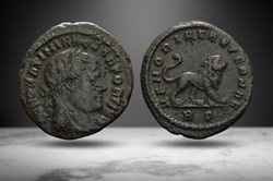 Divus Maximian AE Half-follis (MEMORIAE AETERNAE, RIC VII 123)