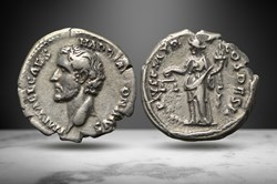 Antoninus Pius AR Denarius (Aequitas, RIC III 10a var.)