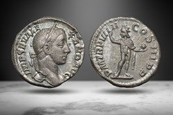 Severus Alexander AR Denarius (Sol with globe, RIC IV.2 102a)
