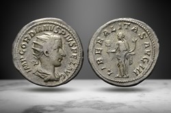 Gordian III AR Antoninianus (LIBERALITAS AVG III, RIC IV.3 67)