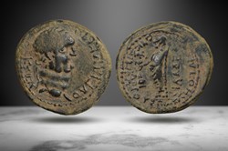 Lydia, Philadelphia AE (Vespasian/Zeus, RPC II 1329)
