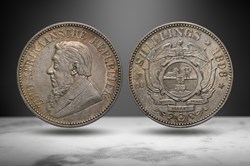 South Africa Republic 1896 AR 2 ½ Shillings (Numista 21288)