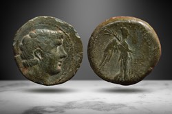 Cilicia, Pompeiopolis AE (Pompey the Great/Victory, cf. SNG Levante 882)