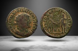 Diocletian AE Post-Reform Radiate (CONCORDIA MILITVM, RIC VI 21)